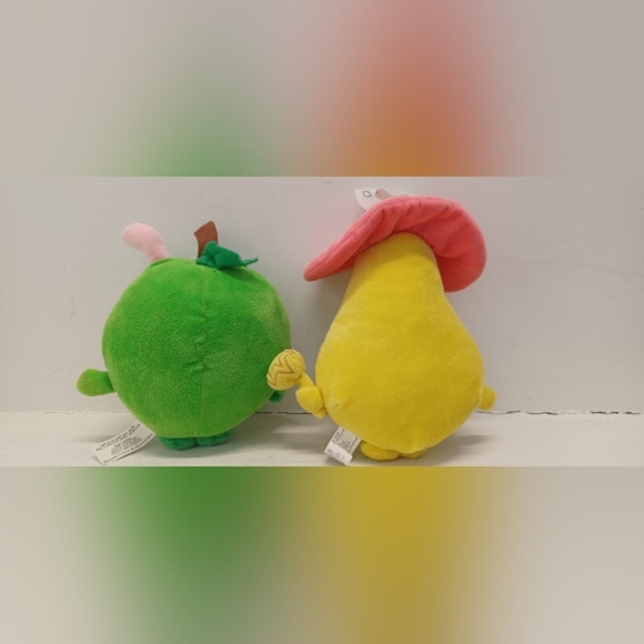 Shopkins 2013 Apple Blossom & Dum Med Mee Pacifier Plushies Bundle - Picture 7 of 8